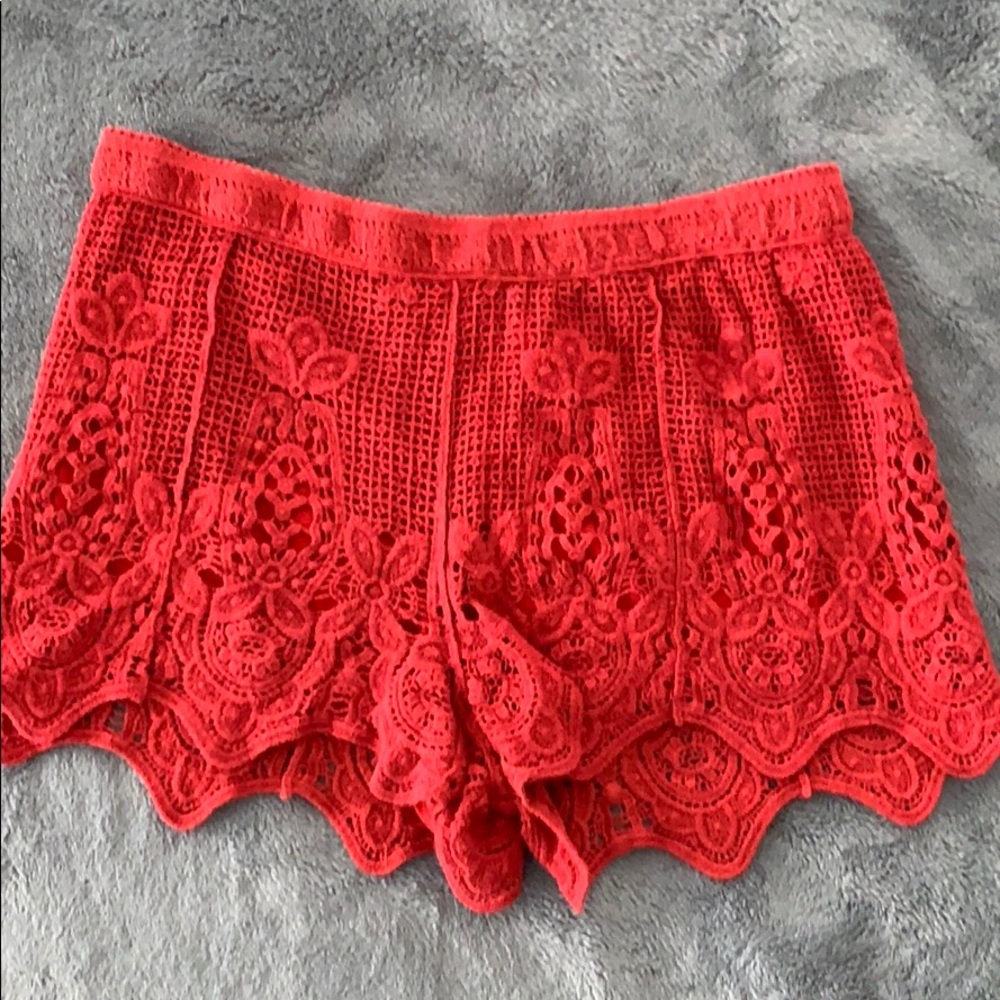 Crochet shorts